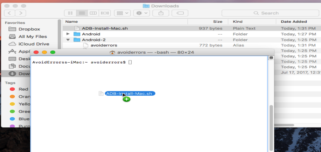 android adb for mac